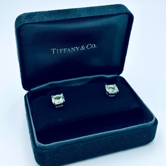 Tiffany & Co. Prasiolite Sparkler Earrings in Sterling Silver with Box - Picture 11 of 11